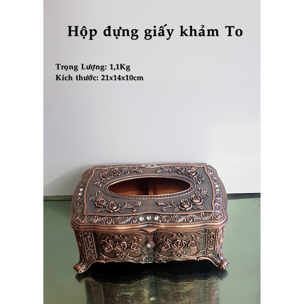 Hộp đựng giấy Hoàng Gia (Size To)