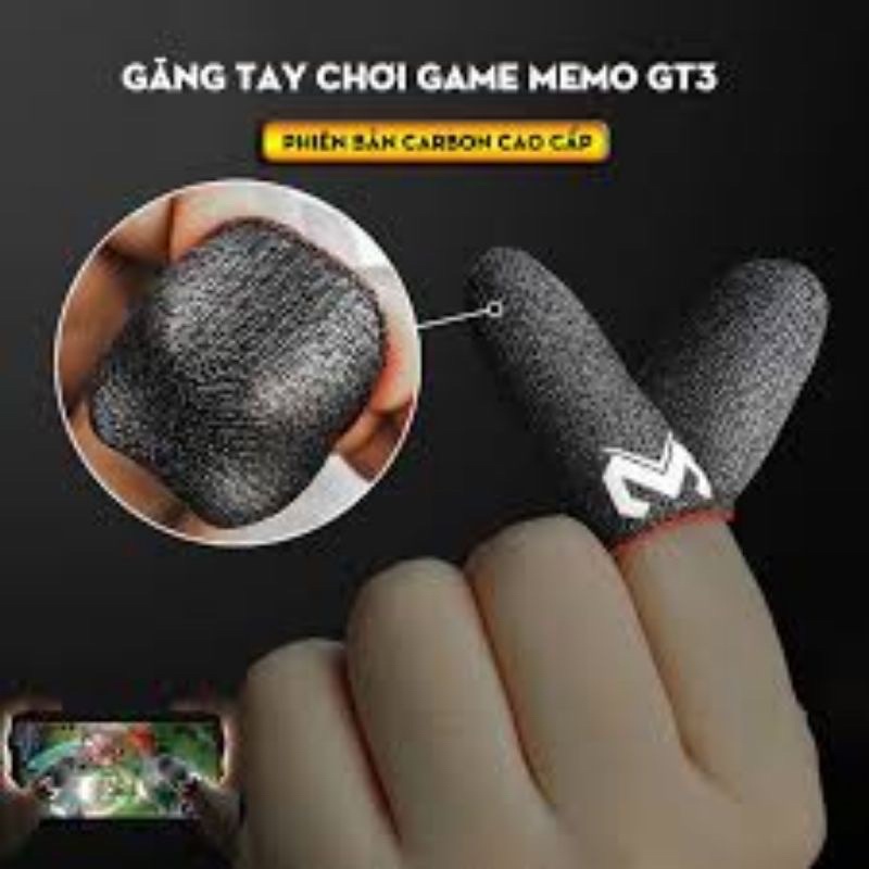 [CHÍNH HÃNG] Găng tay chơi game Memo GT3, bao tay chơi PUBG FF Liên quân