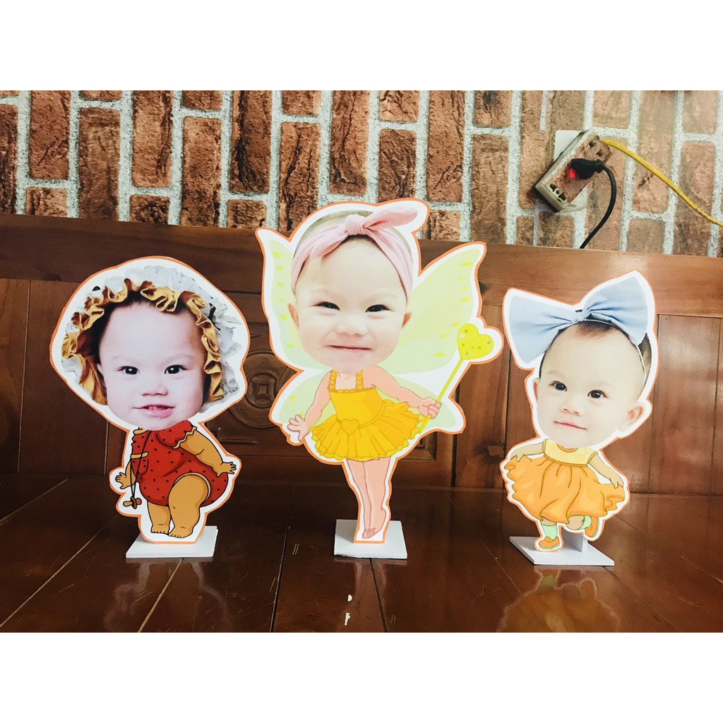 Chibi trang trí sinh nhật siêu rẻ