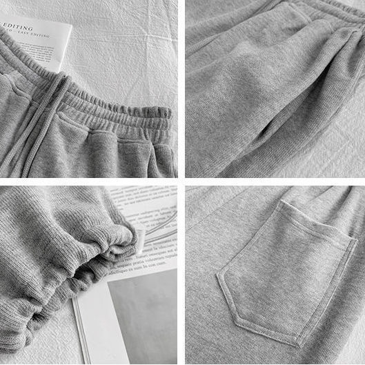 Quần BH cotton mỏng ống rộng lưng cao phong cách Hàn Quốc cho nữ 2021