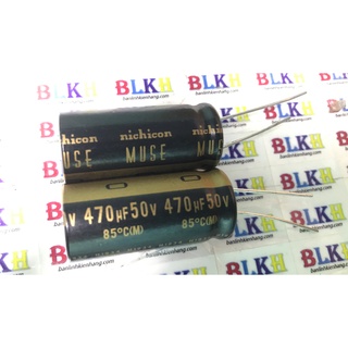 Tụ audio 50v 470uf 16x35 chính hãng nichicon muse kz