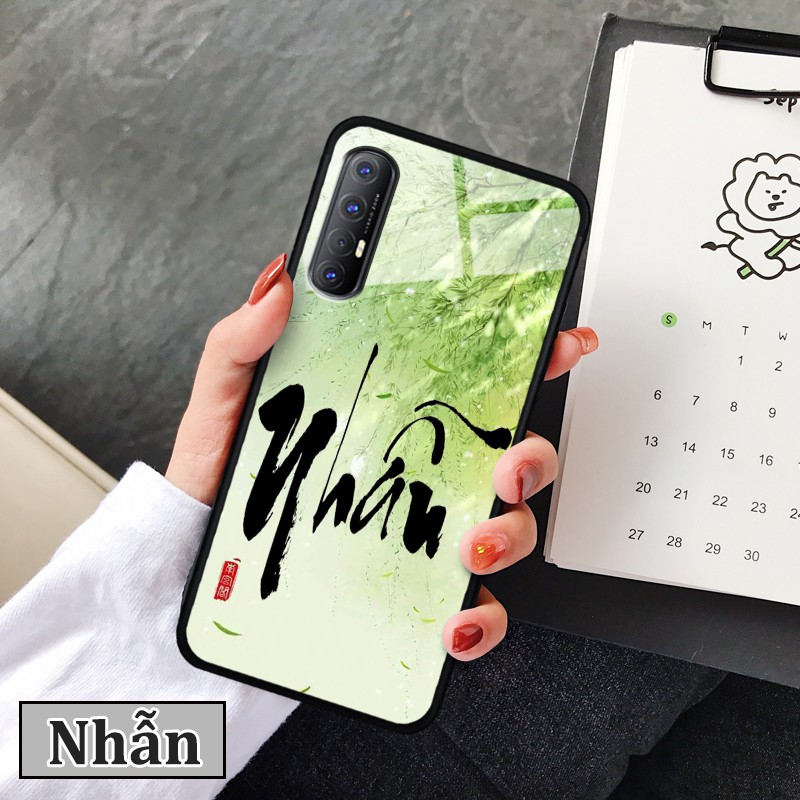 Ốp lưng Oppo Find X2 Lite-in chữ thư pháp