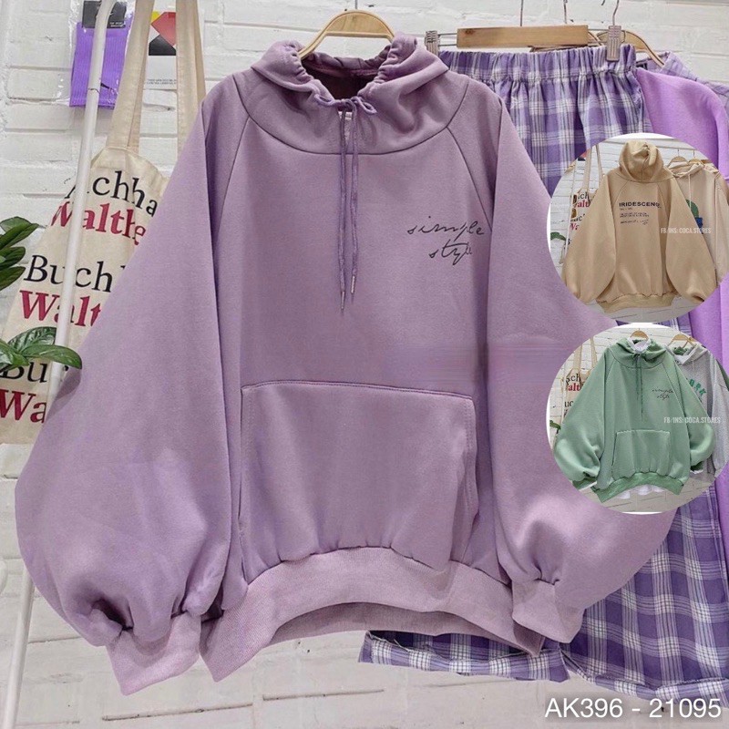 Áo Hoodie Nỉ Tay Phồng Cánh Dơi Form Rộng Nam Nữ in 2 Mặt Form Rộng Cánh Dơi Hàng Unisex PHỒNG CHỮ KÝ - AK3396