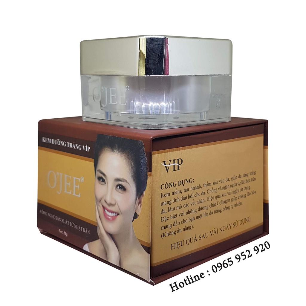 KEM DƯỠNG TRẮNG VIP OJEE 50G - KEM O'JEE DƯỠNG TRẮNG VIP 50G