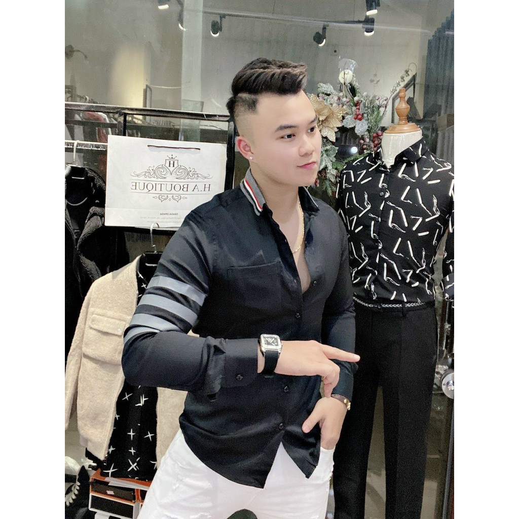 [Mã FAMAYMA2 giảm 10K đơn 50K] Áo sơ mi nam kẻ sọc cao cấp phong cách chất lừ tn88 | BigBuy360 - bigbuy360.vn