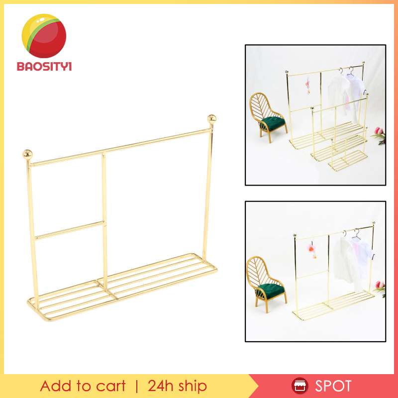 Giá Treo Phơi Quần Áo Cho Búp Bê Tỉ Lệ 1 / 6 1 / 8 1 / 12 BJD [Baosity1]