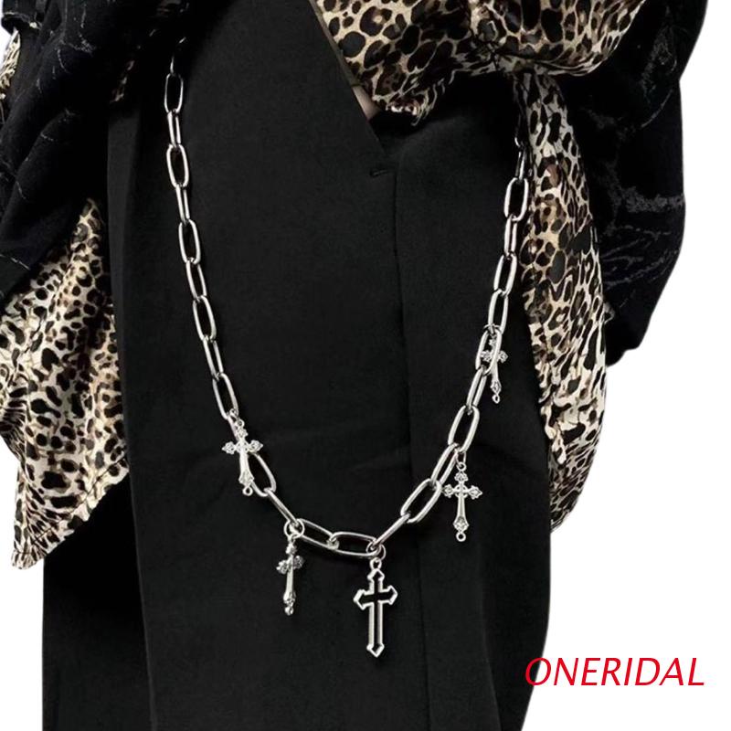 Dây Xích Kim Loại Đeo Chéo Cho Quần Jean Phong Cách Hip Hop Thời Trang Cho Nam Và Nữ