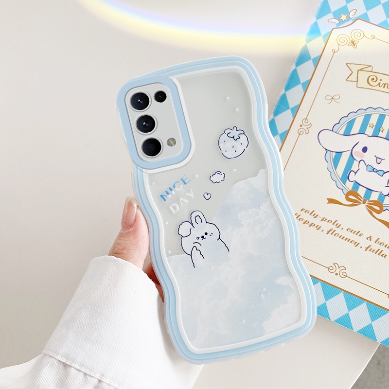 Ốp lưng OPPO Reno5 ốp lưng OPPO Reno 5 5G Ốp lưng Điện Thoại Tpu Mềm Họa Tiết Sóng Biển Cho OPPO Reno5 Reno 5 5G
