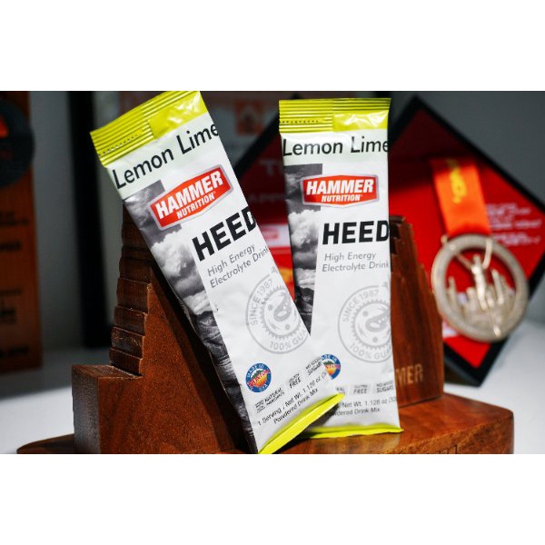 Nước uống điện giải Heed Hammer Nutrition - Cung cấp nguồn năng lượng bền bỉ và kéo dài suốt buổi tập (Gói 32g)