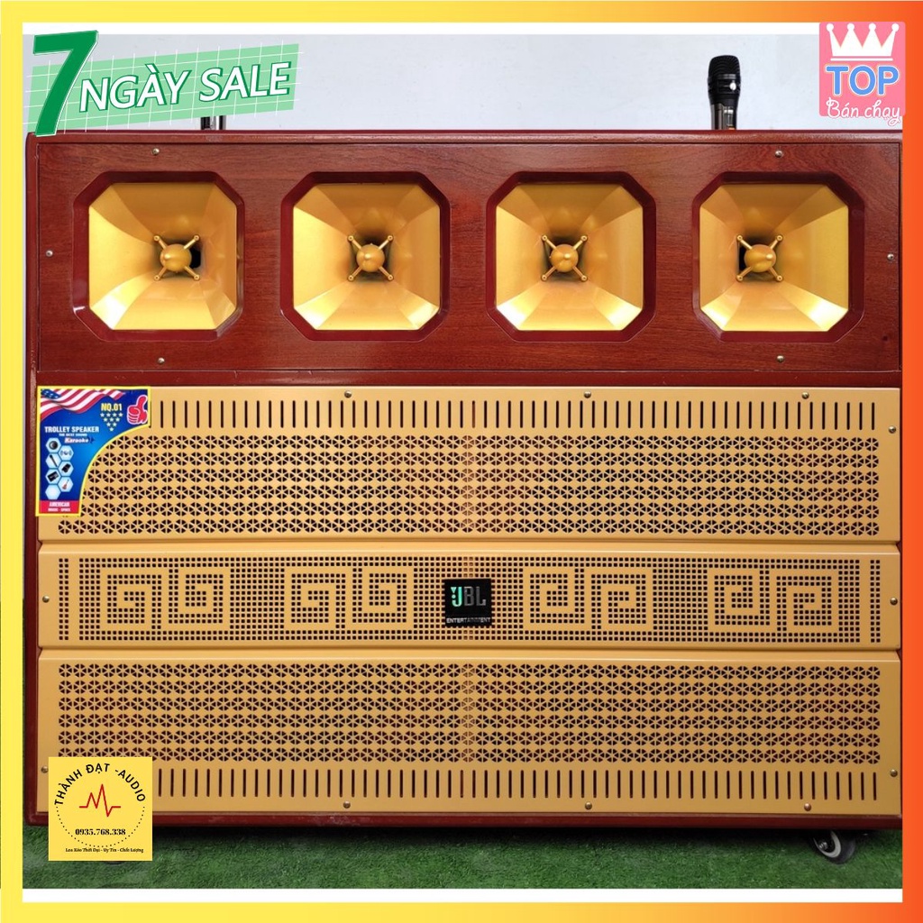 Loa Kéo 4 Tấc Đôi JBL 4 Treble Vân Ghỗ <1000W ( New )