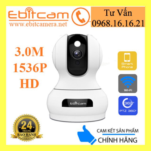 {CHÍNH HÃNG}CAMERA EBITCAM E2 3.0MP TẶNG KÈM THẺ NHỚ 32GB