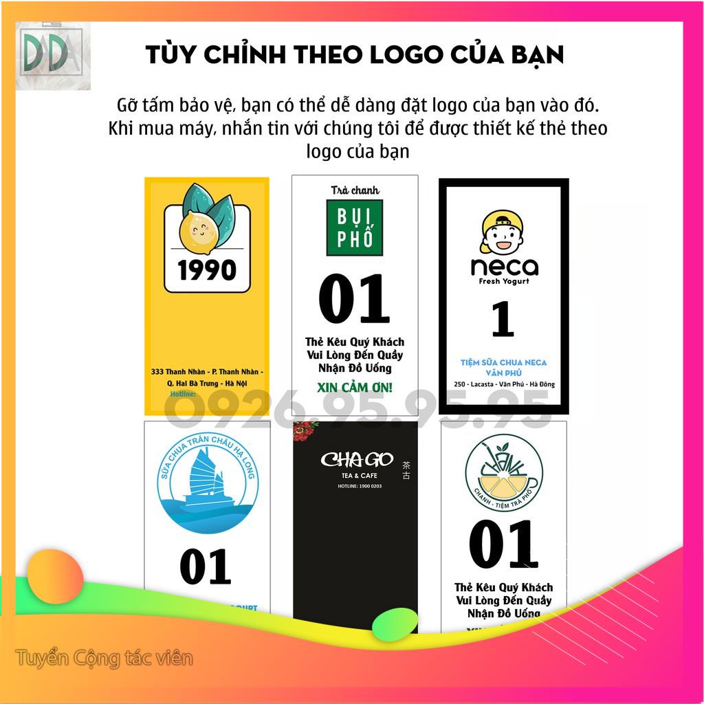 Bộ thẻ rung order _ gọi khách tự phục vụ Tầm Xa CHÍNH HÃNG ( VÔ ĐỊNH GIÁ RẺ )_ Thiết bị máy móc pha chế