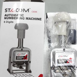 Dấu số nhảy tự động Stacom C606 C607 C608 máy đánh số trang, số seri...đánh số lên vải