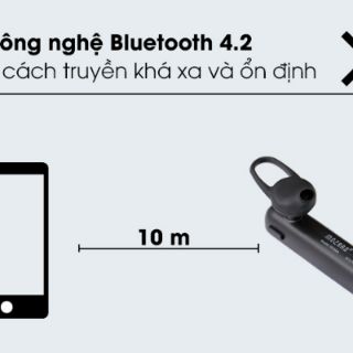 Tai nghe Bluetooth Mozard R558A Xám Đen