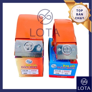 DỤNG CỤ CẮT BĂNG KEO LỚN MÀU CAM, tay kéo băng dính loại lớn, hỗ trợ dán thùng carton, đóng gói hàng hóa sản phẩm