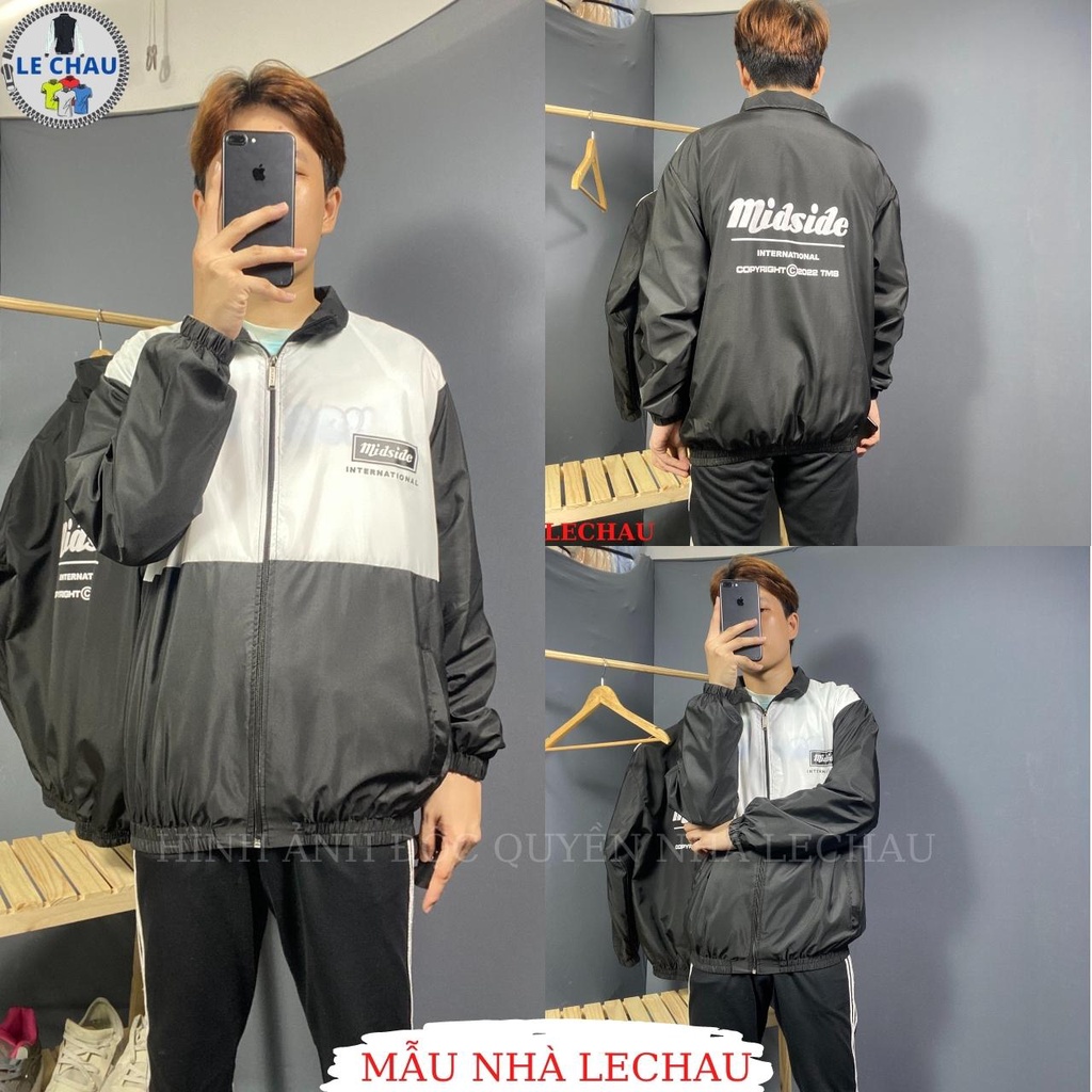 Áo khoác dù unisex form rộng in hình NGÔI SAO AKD42 LECHAU jacket nam nữ giá rẻ xịn xò ulzzang hottrend