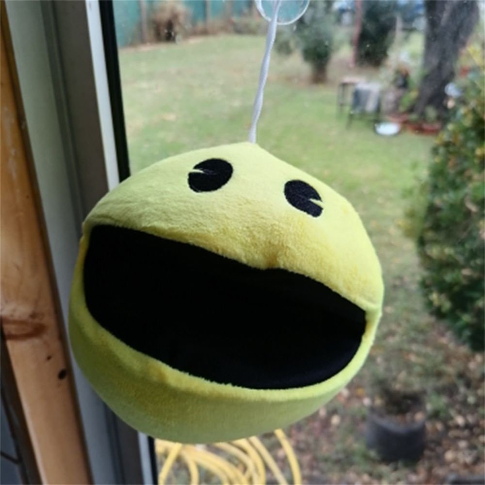 Đồ chơi nhồi bông mềm hình Pacman mặt cười 14cm cho bé