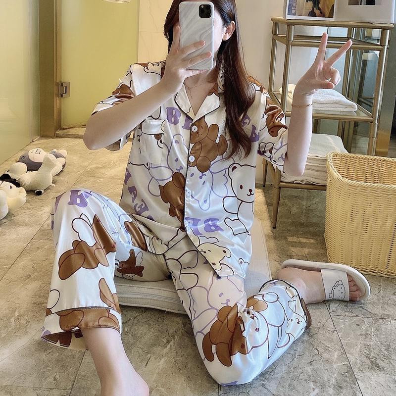 Set Đồ Ngủ Lụa Thời Trang Dành Cho Nữ | BigBuy360 - bigbuy360.vn