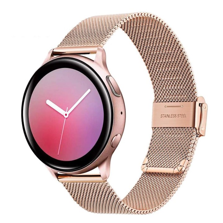 [Galaxy Watch Active 2] Dây đeo thép Milanese khóa cài Samsung Galaxy Watch Active 2