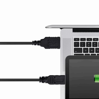 USB 2.0 A Male to Mini 5 Pin B Charge Data Cable Adapter
