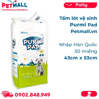 Tấm lót vệ sinh cho Chó PURMI 53cm x 43cm - 50 tấm Petmall
