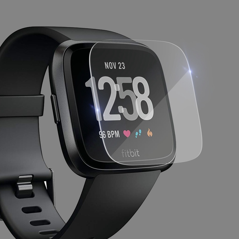 Set 3 Kính Cường Lực Bảo Vệ Màn Hình Cho Đồng Hồ Fitbit Versa 3