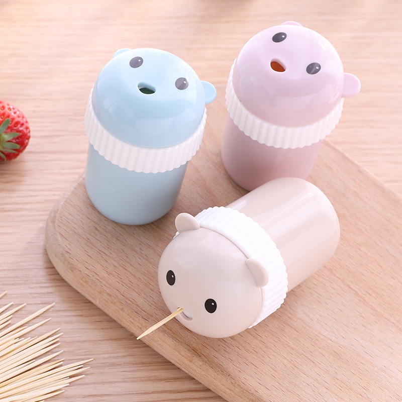 Hộp Đựng Tăm Xỉa Răng Hình Nhân Vật Hoạt Hình Dễ Thương