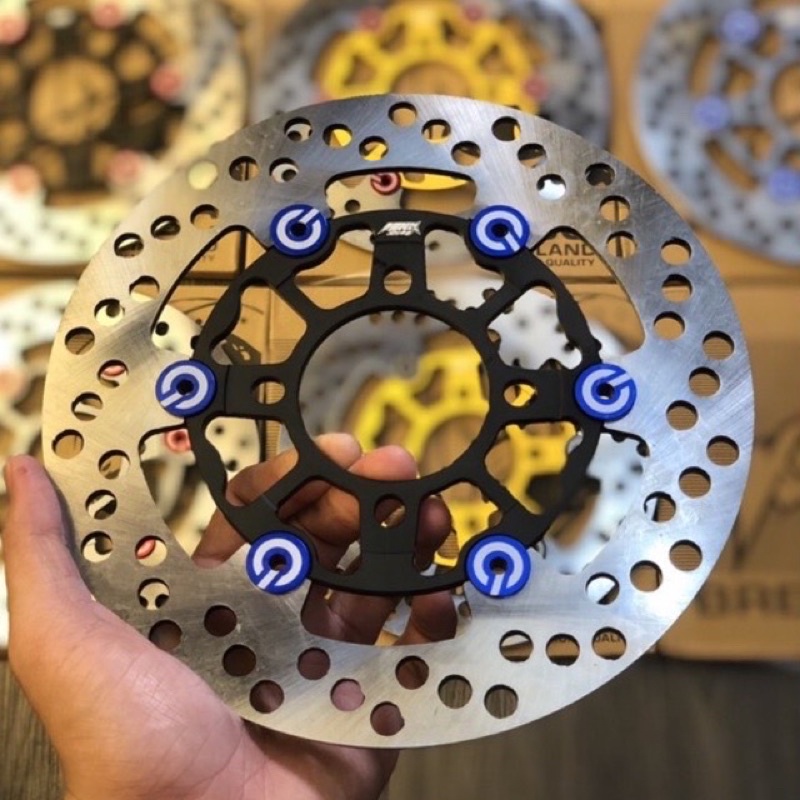 DĨA THẮNG KINGDRAG 220mm gắn mâm 4 lỗ cho các dòng xe Honda, Yamaha - Đĩa thắng trước Kingdrag đĩa thắng kingdrag 220mm