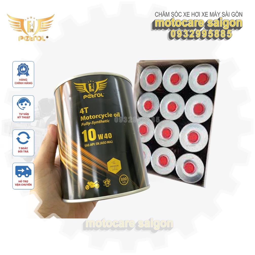 Thùng nhớt petrol one nhớt UAE cao cấp 12 CHAI