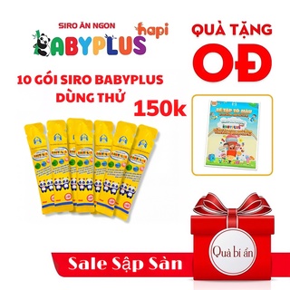 Baby plus gold x2 - 10 gói lẻ dùng thử siro ăn ngon hapi việt nam