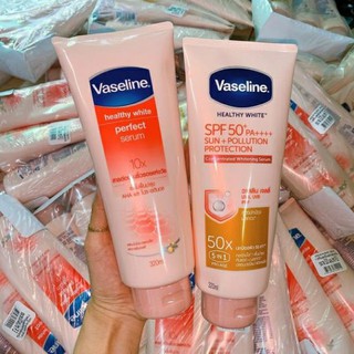 Combo Dưỡng thể Vaseline 50x, Vaseline 10x và vỉ Alpha Arbutin Thái Lan (Cam kết hàng chuẩn)