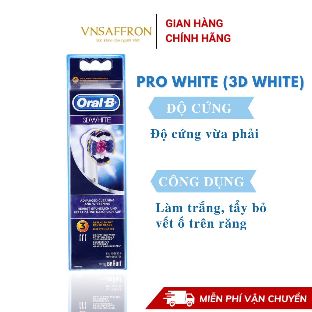 Đầu bàn chải điện Oral B thay thế Gum Care cho răng niềng và răng nhạy cảm