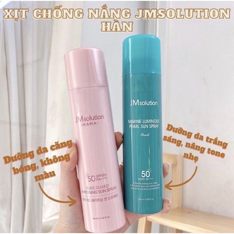 Xịt Chống Nắng Toàn Thân Jm Solution Sun Spray SPF 50+/PA ++++ 180ml