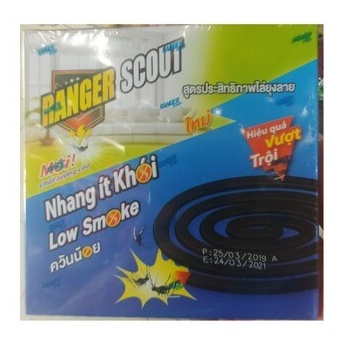 Nhang Muỗi Khoanh Ranger Low Smoke Ít Khói Thái Lan