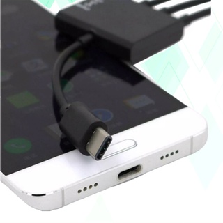 Cáp OTG Type-C ra 3 cổng USB Hub OTG Type-C