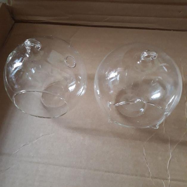 Quả cầu thủy tinh tròn treo đường kính 12cm