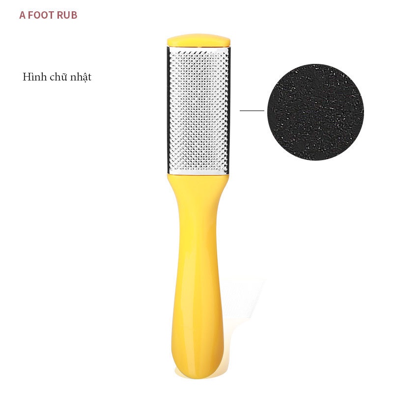 Chà gót chân - Dụng cụ chà gót chân mặt kim loại làm sạch tế bào chết