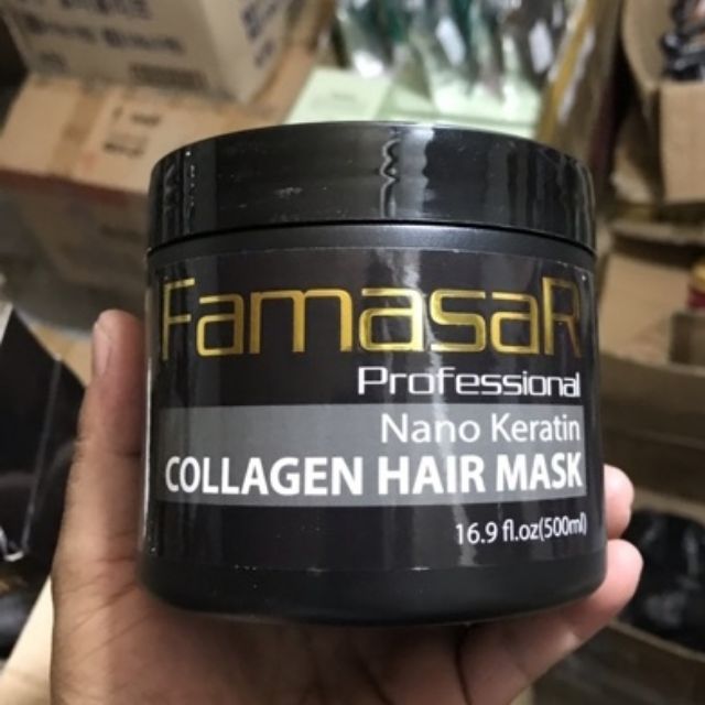 KEM HẤP DẦU KERATIN NANO FAMASAR 500ml