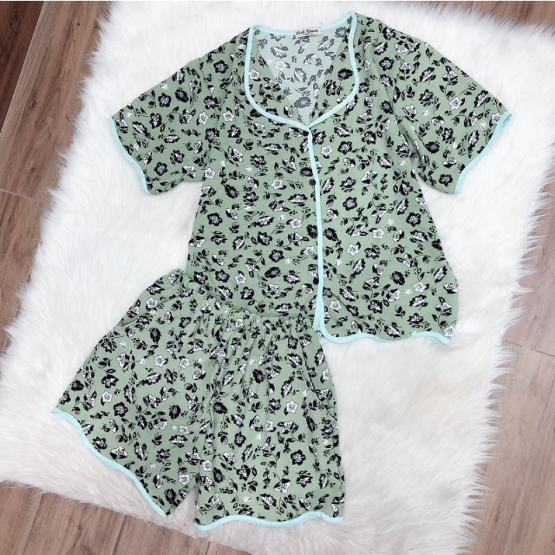 Bộ Mango đùi lượn sóng size dưới 58kg, set mango đùi nữ