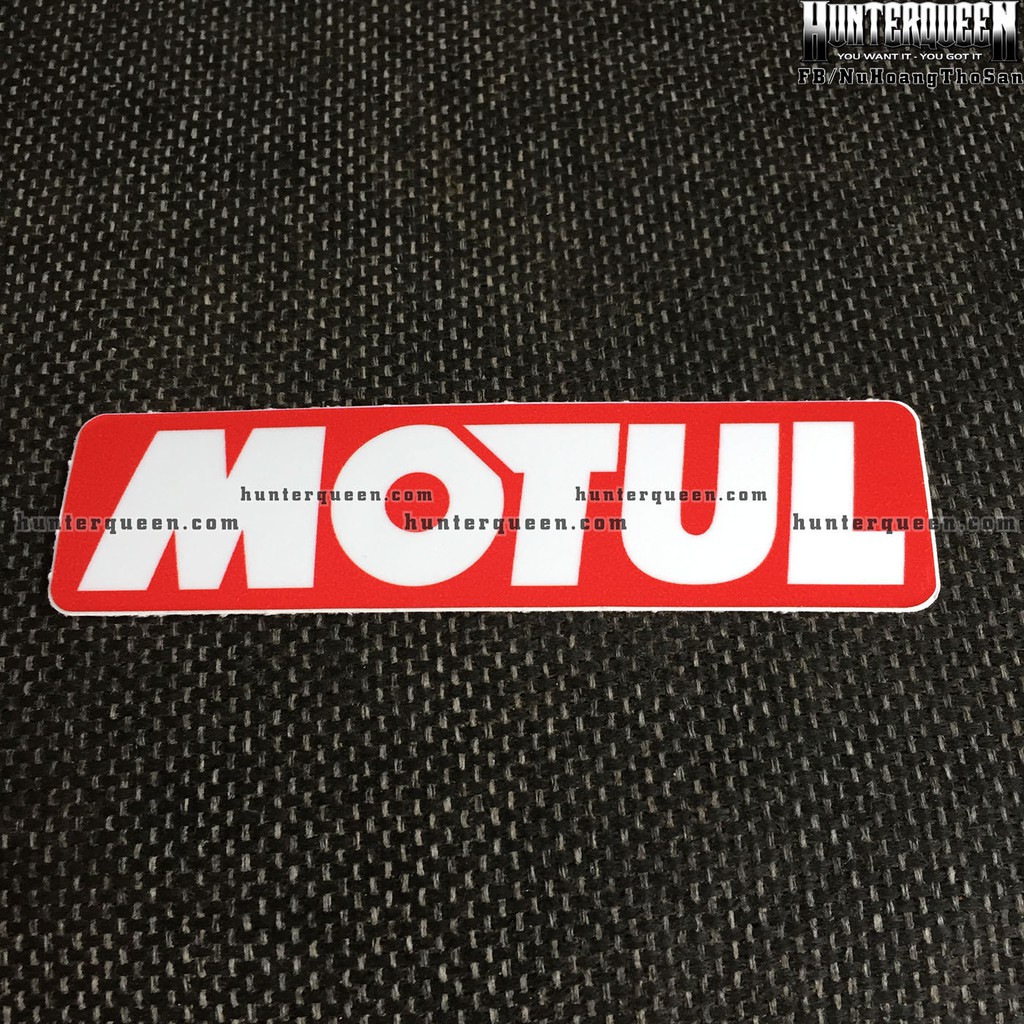 Mo tul[11x3cm] decal cao cấp chống nước, sắc nét, bền màu, dính chặt. Hình dán logo trang trí mọi nơi in theo yêu cầu