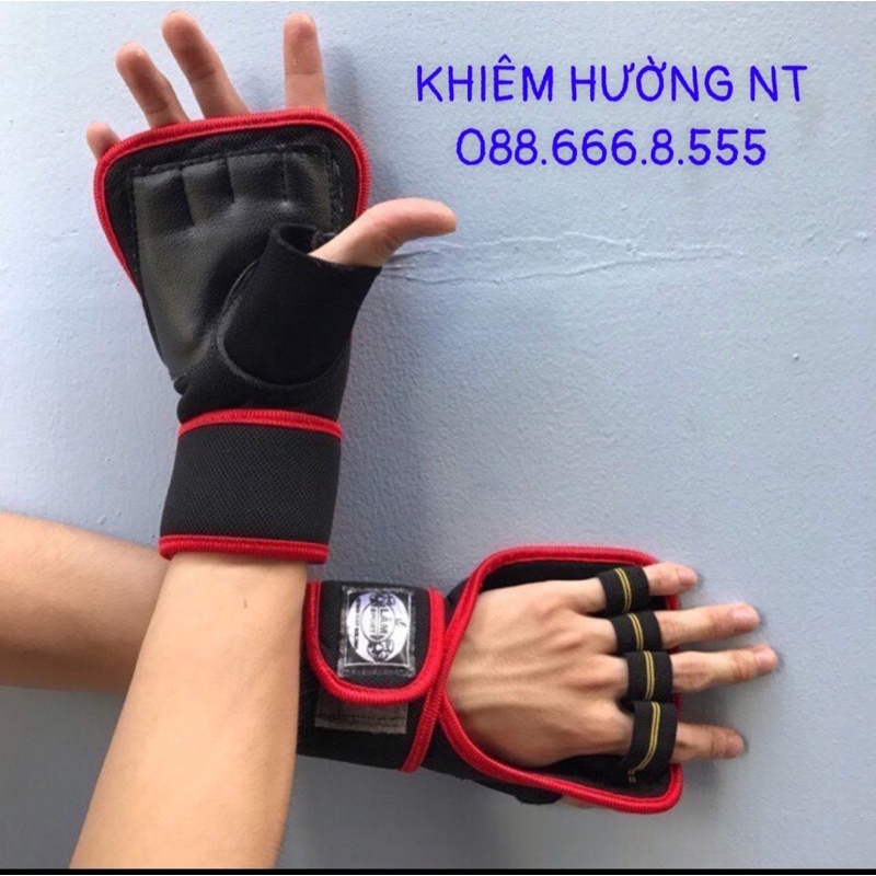 Găng Tay Tập Gym Lâm Sport Quấn 2 Vòng