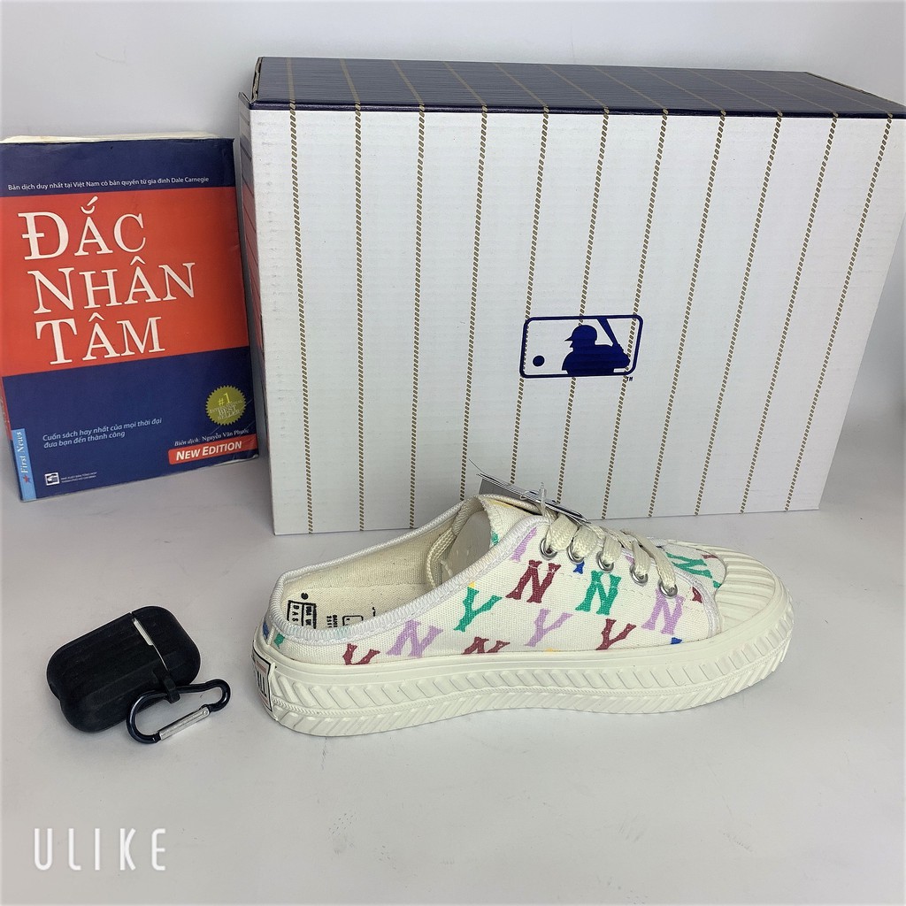 [ FREE SHIP-HÀNG QUẢNG CHÂU ] Giày Đạp Gót, Sục Ny,M.L.B Đạp Gót Trắng full box 2021. TG-Giày Humy | BigBuy360 - bigbuy360.vn