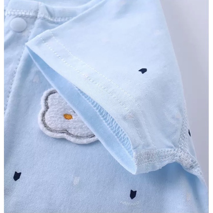 Bộ Đồ Liền thân Mùa Hè Body Đùi Cúc Giữa Cho Bé Sơ Sinh 𝟐𝟓𝐁𝐃𝐃𝐔