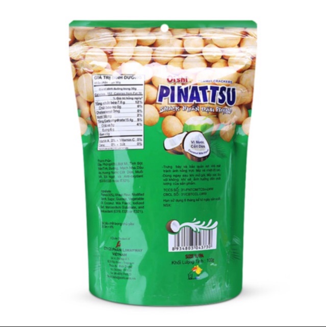 Đậu phộng pinatsu gói 100g