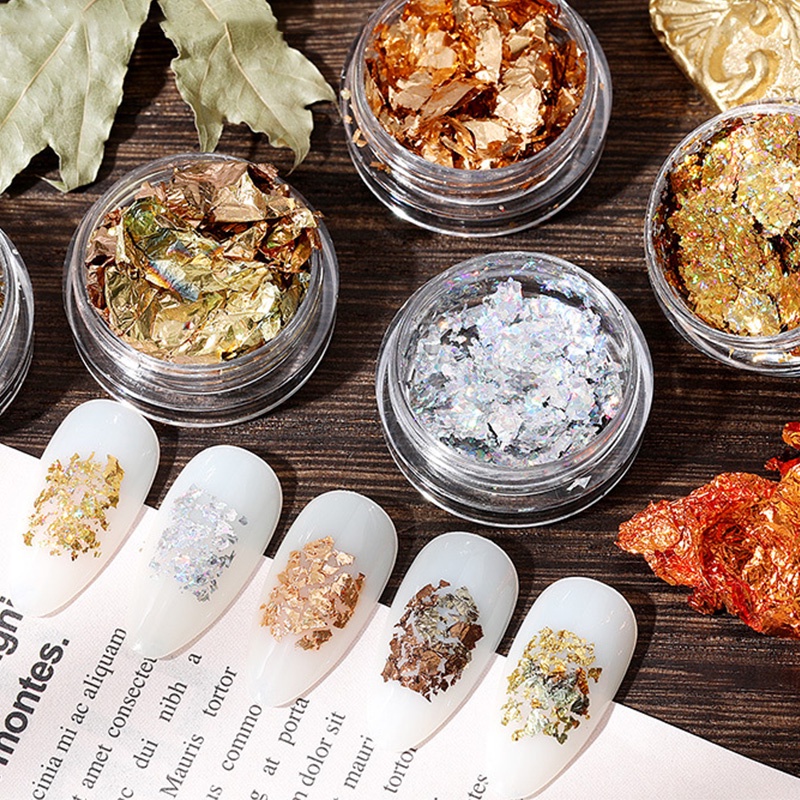 UR SUGAR Miếng Dán Trang Trí Móng Tay Nhiều Màu Sắc