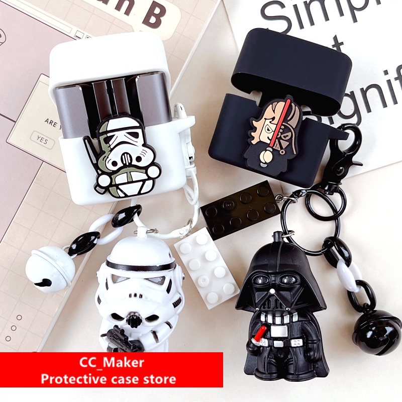 FIIL CC Nano Case Creative Keychain Pendant Fiil cc nano Silicone Soft Case Cover Cartoon Ring Lanyard Fiil CC NANO Headphone Case Cover Shockproof Shell Cover Fiil cc nano Cover