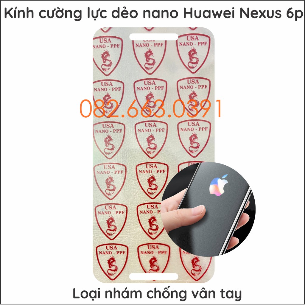 Dán cường lực dẻo nano dành cho Huawei Nexus 6p siêu bảo vệ