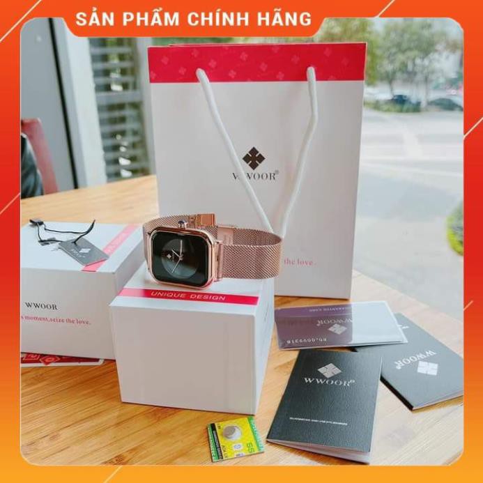 Hàng Cao Cấp -  Đồng hồ  Wwoor 8873 dành cho nữ- Hàng Nhật chính hãng - lỗi 1 đổi 1