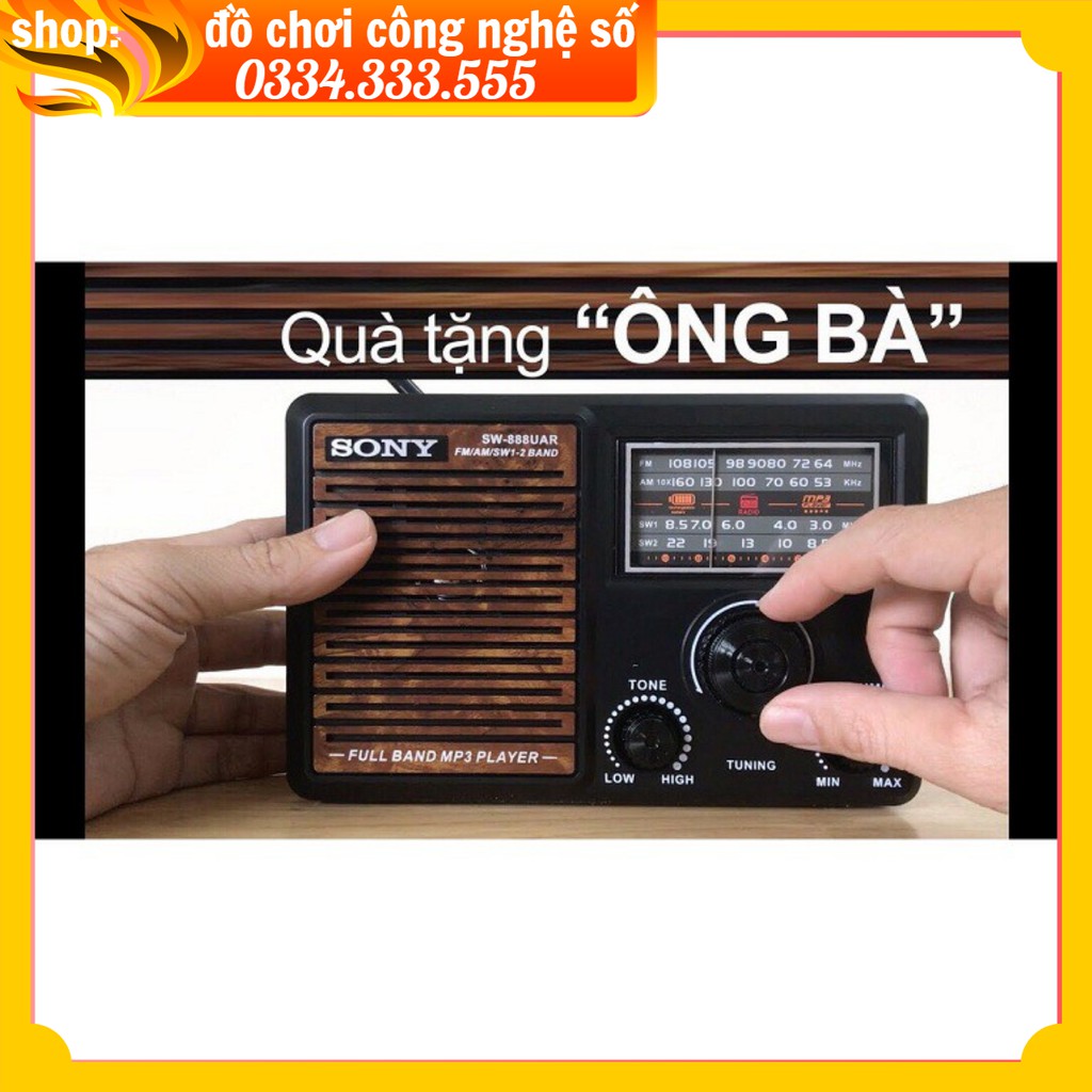 [HÀNG SỊN] Đài Radio Sony SW-888 Và SW-999 BH 6 Tháng Đổi Mới [CAM KẾT LOẠI 1]