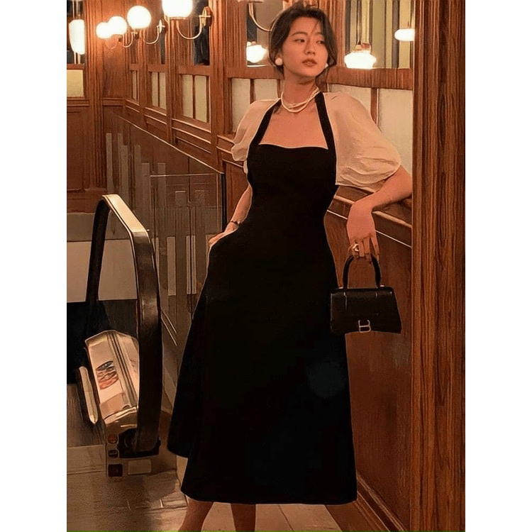 Đầm Nữ Dáng Dài Dự Tiệc, Đi Chơi Chất Lụa Có Mút Ngực Mặc Đẹp Tôn Dáng NEW UNISEX